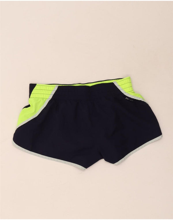 Nike Womens Dri Fit Loose Sport Shorts UK 14 Grande Azul Marinho Esportes