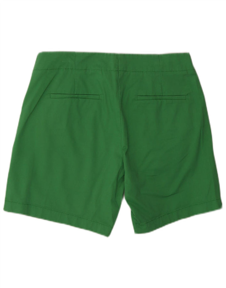 J. Crew Shorts Chino Feminino US 6 Médio W30 Algodão Verde