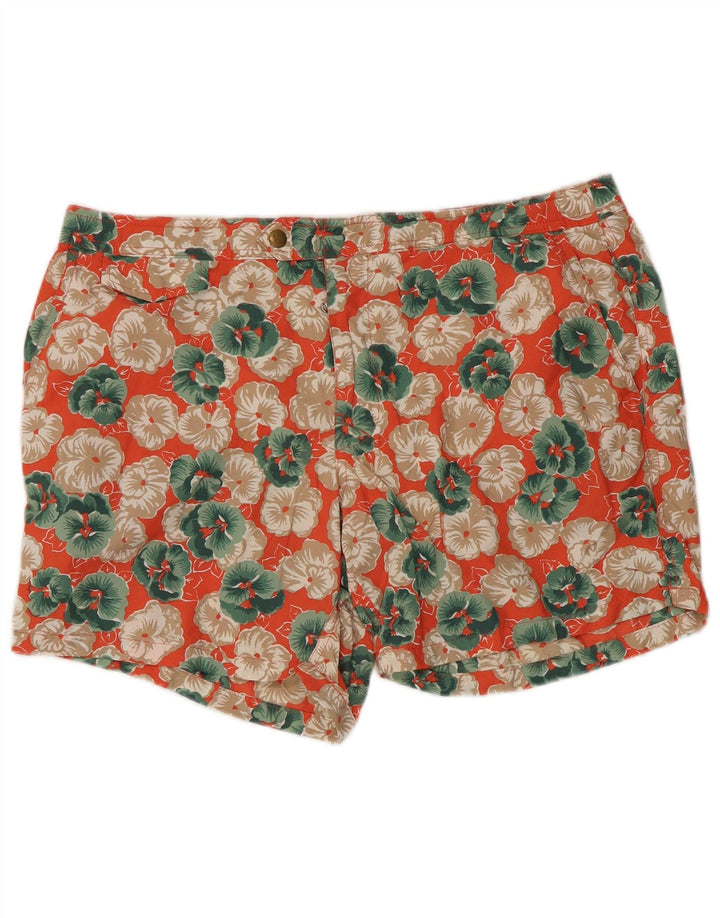 J. Crew Shorts de banho masculino grande floral multicolorido