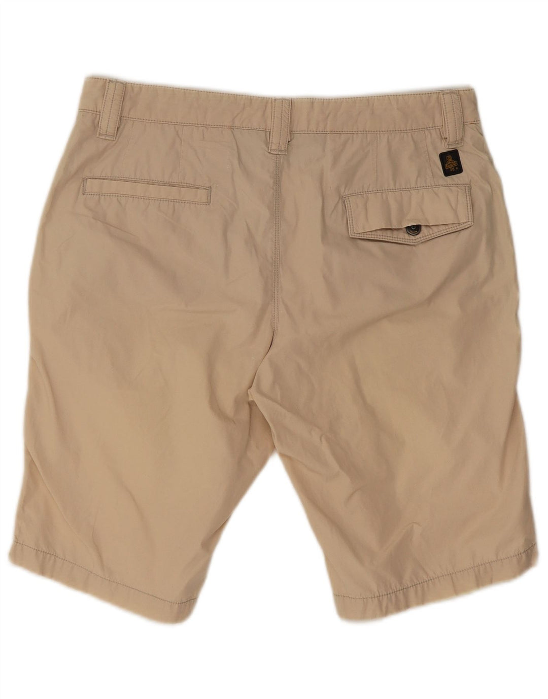 Shorts chino masculino Refrigiwear W34 grande algodão bege