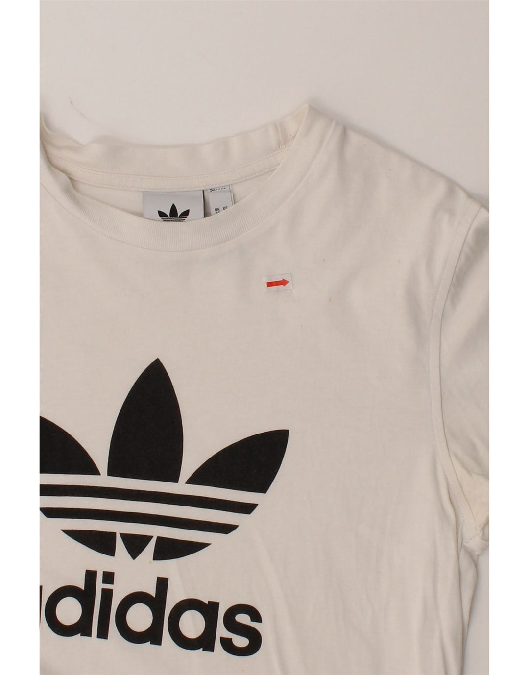 ADIDAS Mens Graphic T-Shirt Top XS White Cotton Vintage Adidas and Second-Hand Adidas from Messina Hembry 