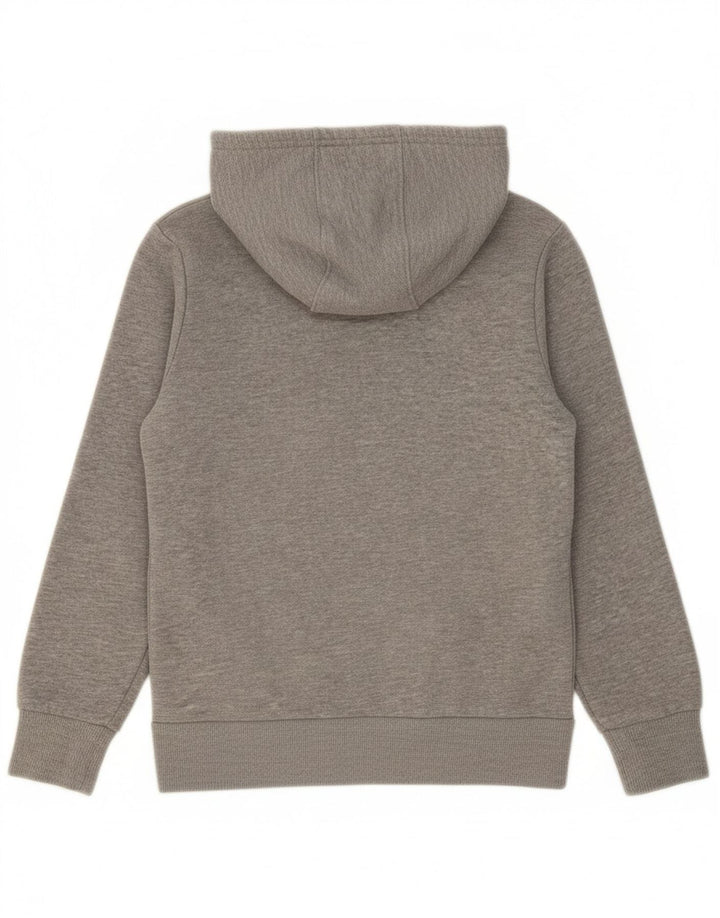 Suéter com capuz gráfico CONVERSE Boys 10-11 anos algodão cinza médio
