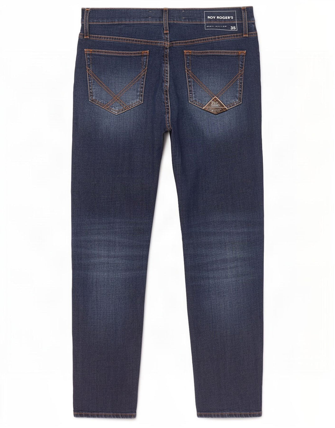 Roy Rogers Mens Jeans Slim W35 L30 Azul Algodão
