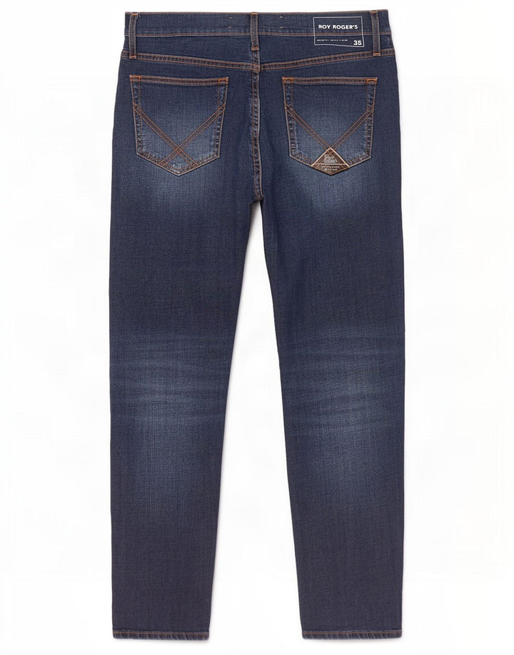 Roy Rogers Mens Jeans Slim W35 L30 Azul Algodão