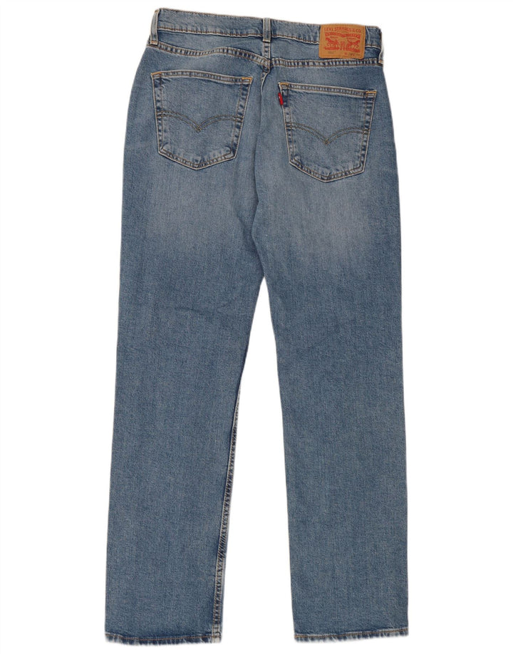 Levi's Masculino 514 Straight Jeans W32 L32 Azul Algodão