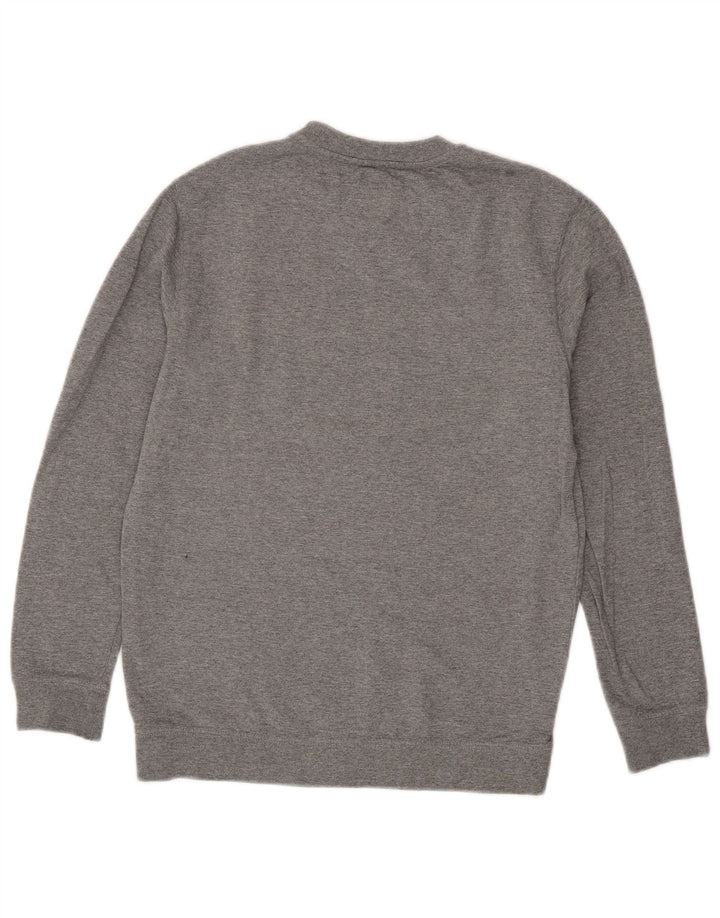 VANS feminino gráfico moletom jumper UK 14 grande cinza