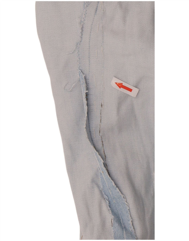 Saia jeans feminina Levi's W32 grande algodão azul