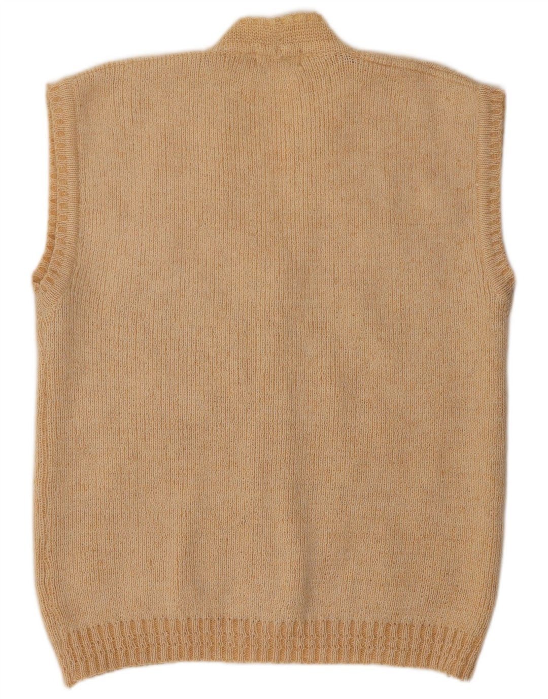 Suéter cardigã feminino sem mangas NAGPAL Reino Unido 16 grande bege floral