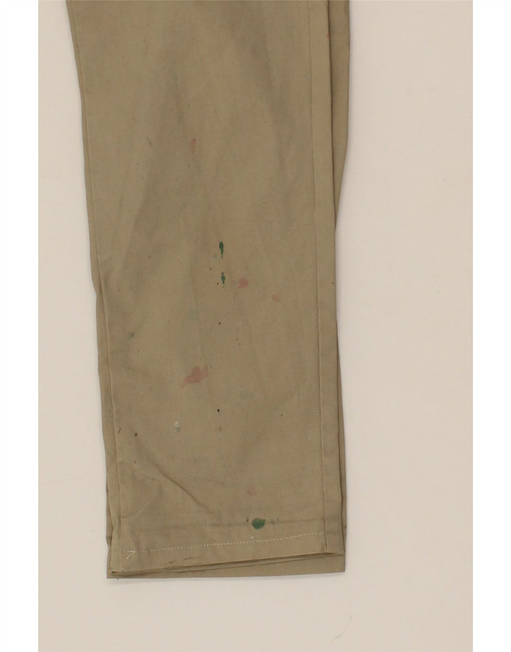 TOMMY HILFIGER Mens Slim Chino Trousers W33 L29  Beige Cotton Vintage Tommy Hilfiger and Second-Hand Tommy Hilfiger from Messina Hembry 