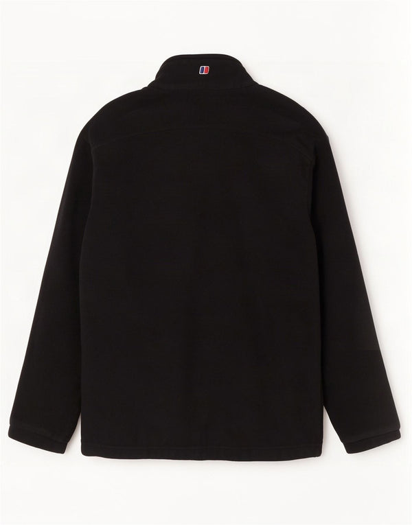 Jaqueta de lã masculina Berghaus UK 40 grande poliéster preto