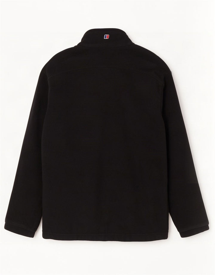 Jaqueta de lã masculina Berghaus UK 40 grande poliéster preto