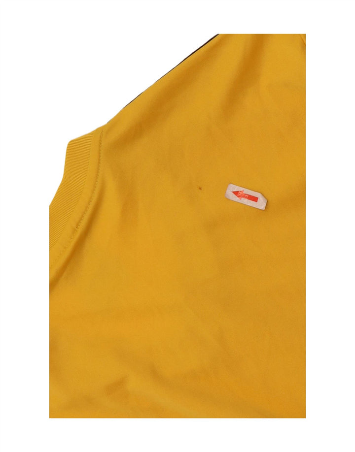 Camiseta masculina Adidas grande poliéster amarelo
