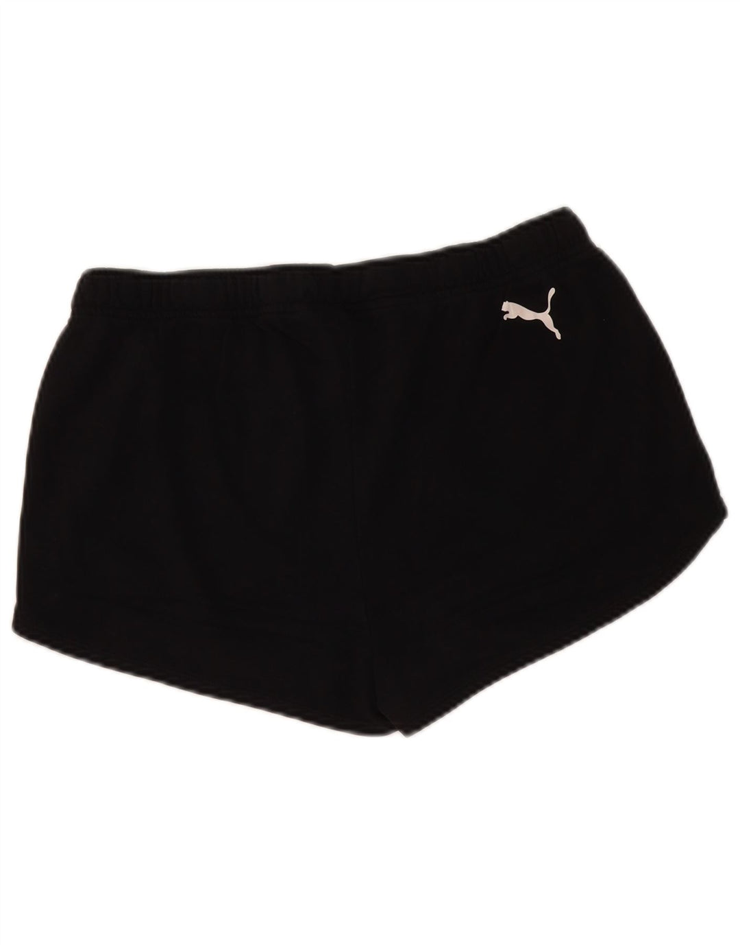 Shorts esportivos gráficos femininos PUMA UK 14 grande poliéster preto