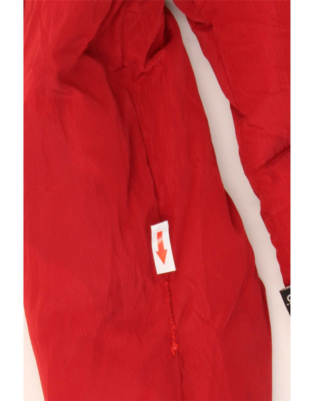 Jaqueta acolchoada feminina KHUJO UK 6 XS poliéster colorblock vermelho