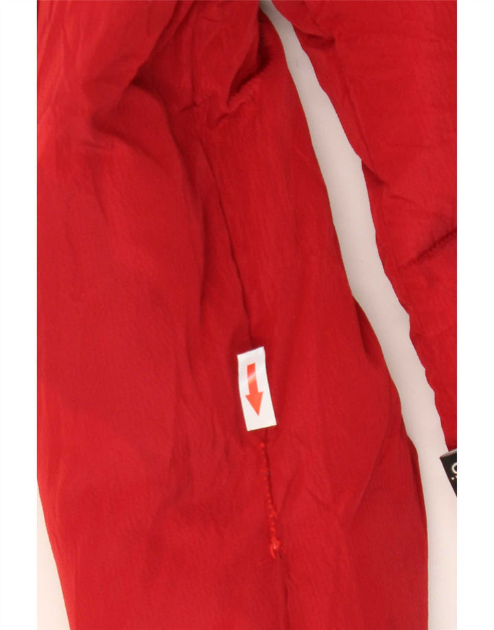 Jaqueta acolchoada feminina KHUJO UK 6 XS poliéster colorblock vermelho