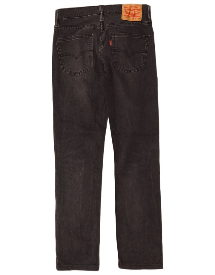 Levi's Masculino 511 Slim Jeans W30 L30 Algodão Preto