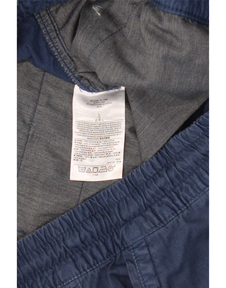 Shorts Chino Masculino Gap Grande W36 Azul Marinho Algodão