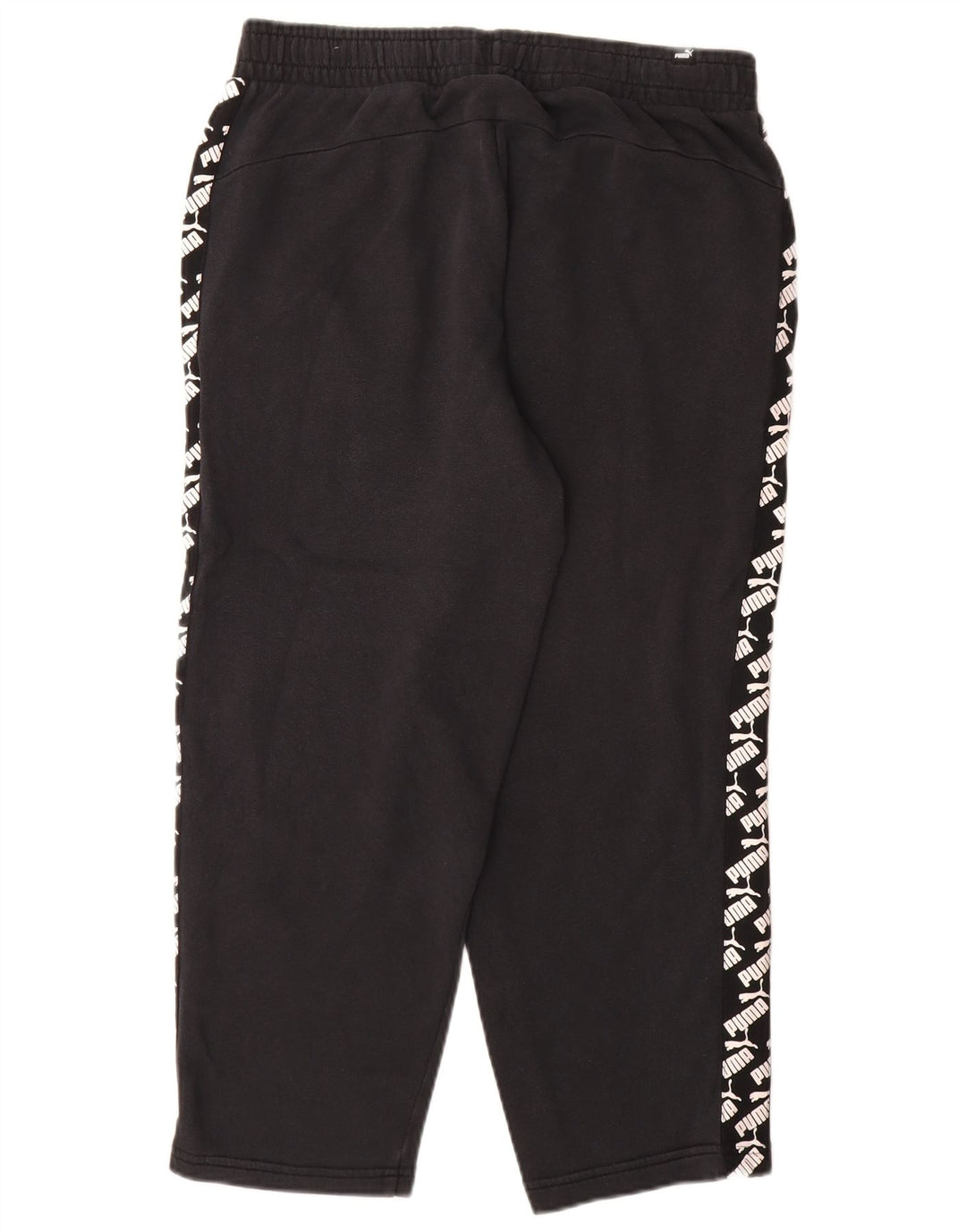 Calça esportiva masculina Puma Graphic Crop Joggers grande preta