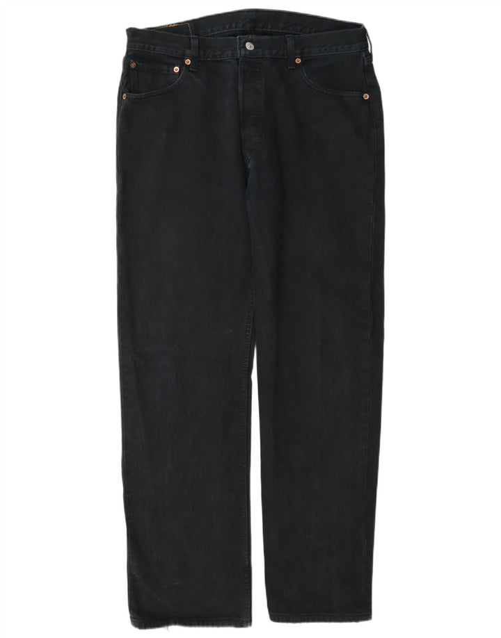 Jeans Levi's 501 Straight Masculino W34 L32 Azul Marinho
