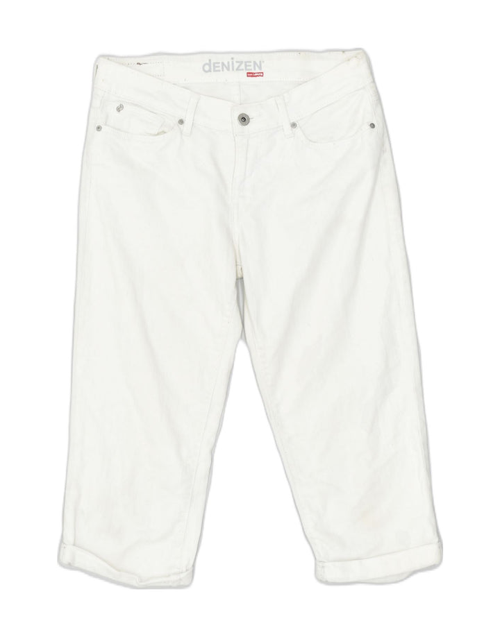 DENIZEN BY LEVI'S Womens Denim Shorts W32 Large White Cotton | Vintage | Thrift | Second-Hand | Used Clothing | Messina Hembry 