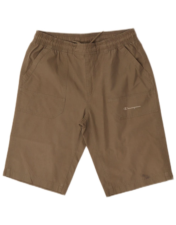 Shorts esportivos Champion Boys 13-14 anos algodão marrom