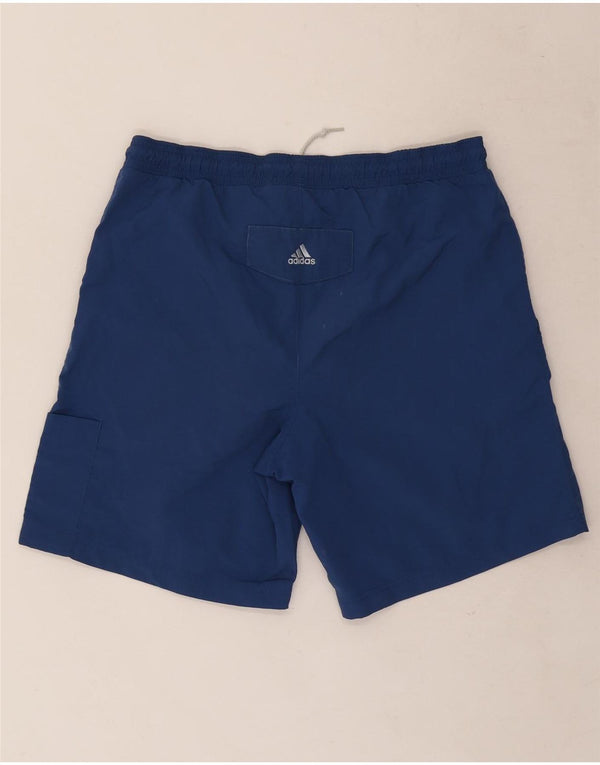 Adidas Mens Sport Shorts Pequeno Azul Poliamida