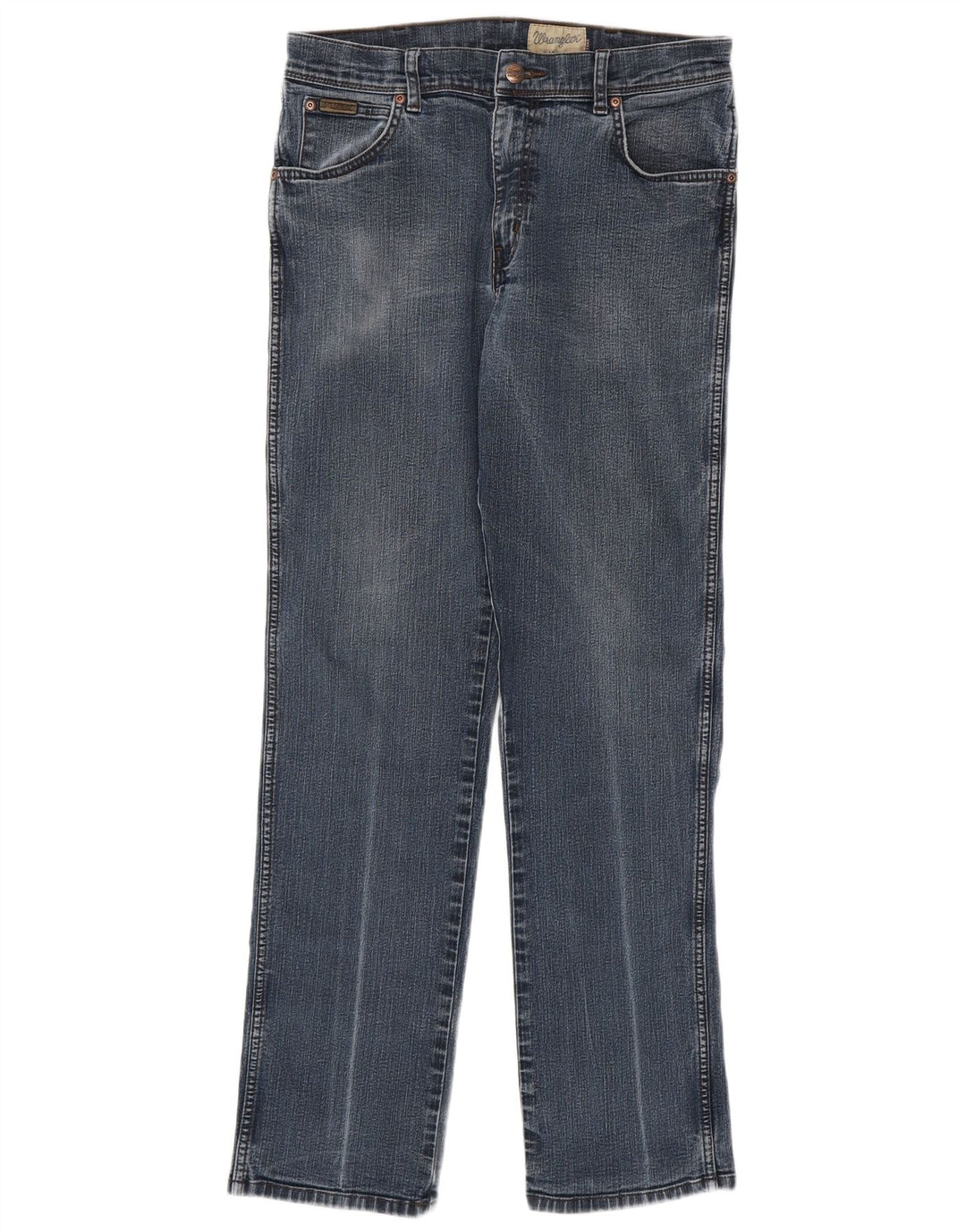 WRANGLER Masculino Texas Straight Jeans W33 L34 Azul