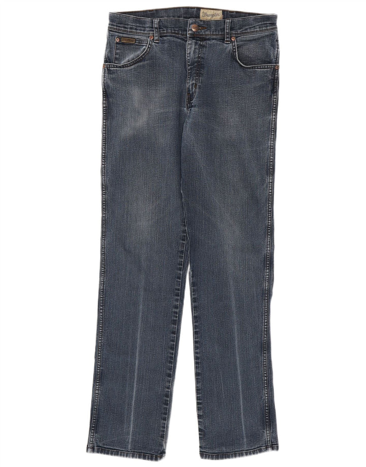 WRANGLER Masculino Texas Straight Jeans W33 L34 Azul