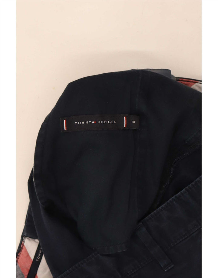 Tommy Hilfiger Mens Chino Shorts W30 Médio Azul Marinho