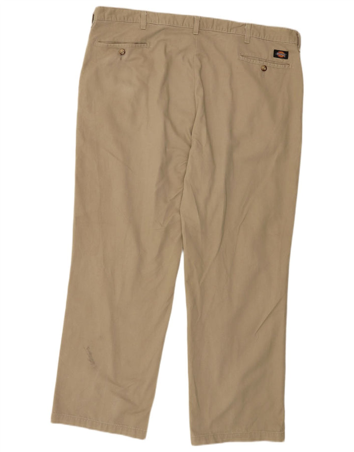 Calça Chino masculina reta DICKIES W44 L32 algodão bege
