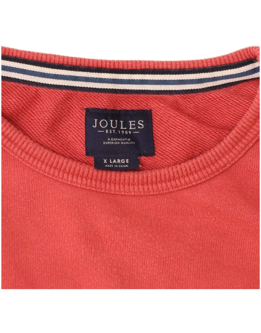 JOULES moletom masculino Jumper XL algodão vermelho