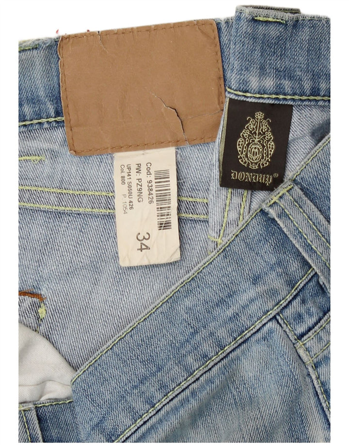 Dondup Mens Jeans Slim Angustiado W34 L32 Azul