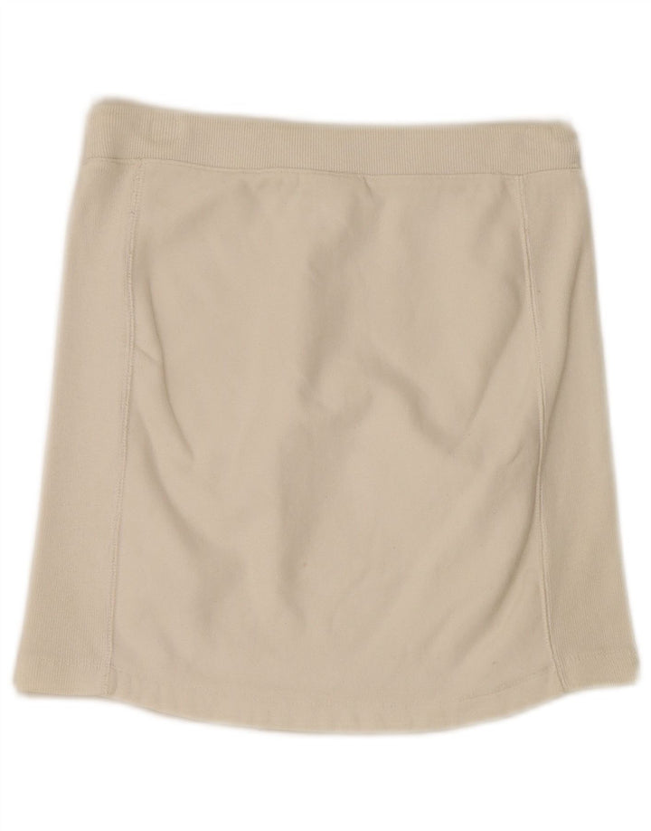 Saia feminina Champion UK 10 pequena algodão off white