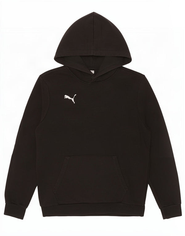 Puma Mens Hoodie Jumper Grande Algodão Preto