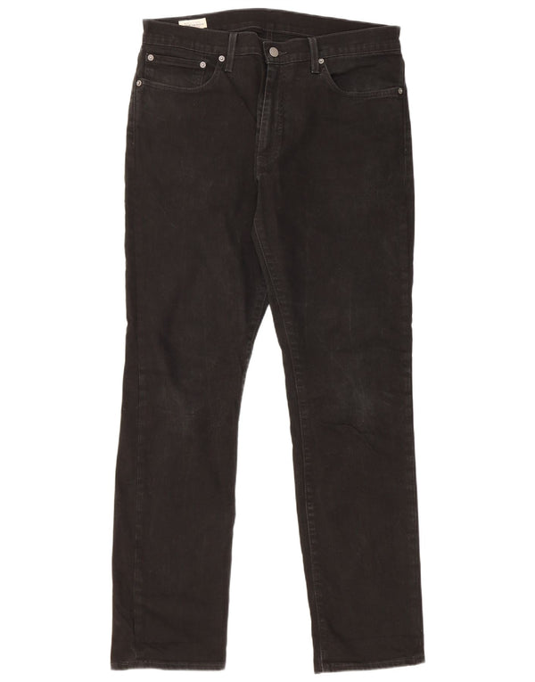 Levi's Masculino 511 Slim Jeans W34 L32 Algodão Preto