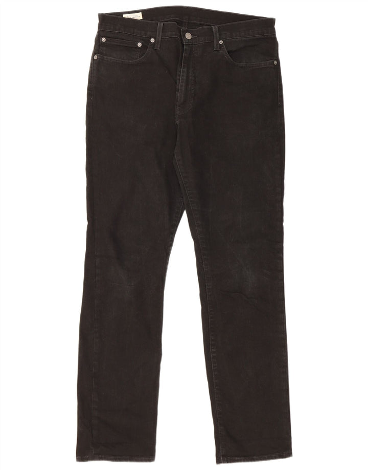 Levi's Masculino 511 Slim Jeans W34 L32 Algodão Preto