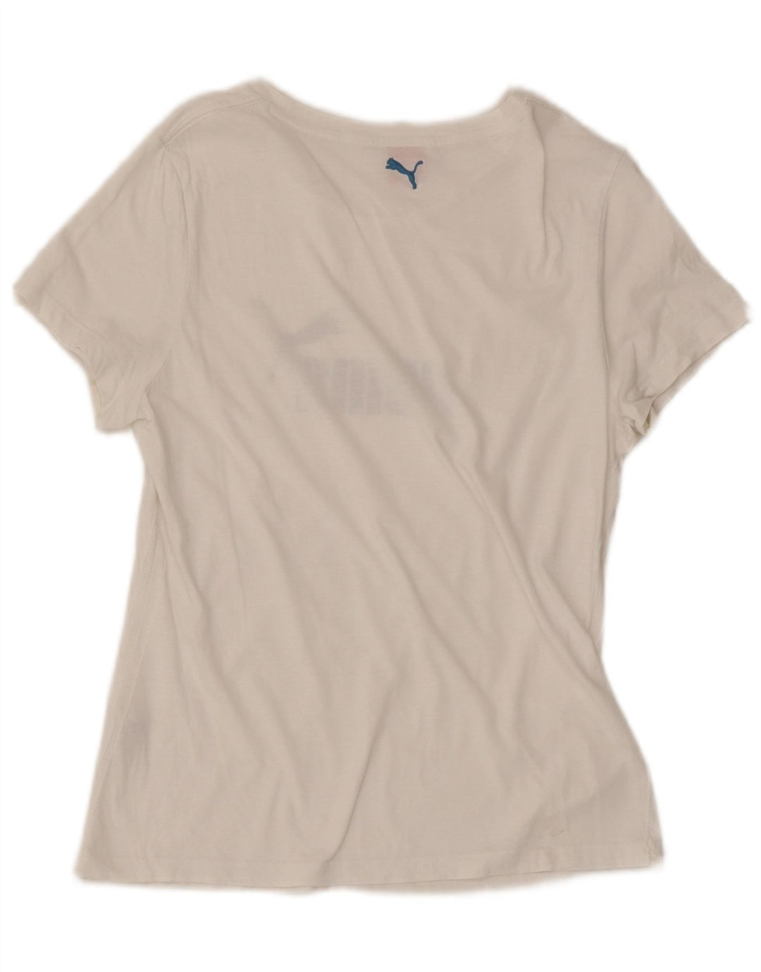 Puma Camiseta Feminina Graphic Top UK 14 Grande Branco
