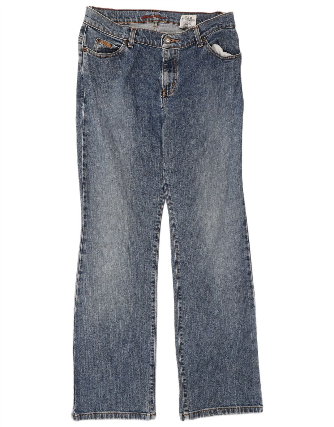 Eddie Bauer Calça jeans feminina Bootcut EUA 8 médio W28 L32 algodão azul