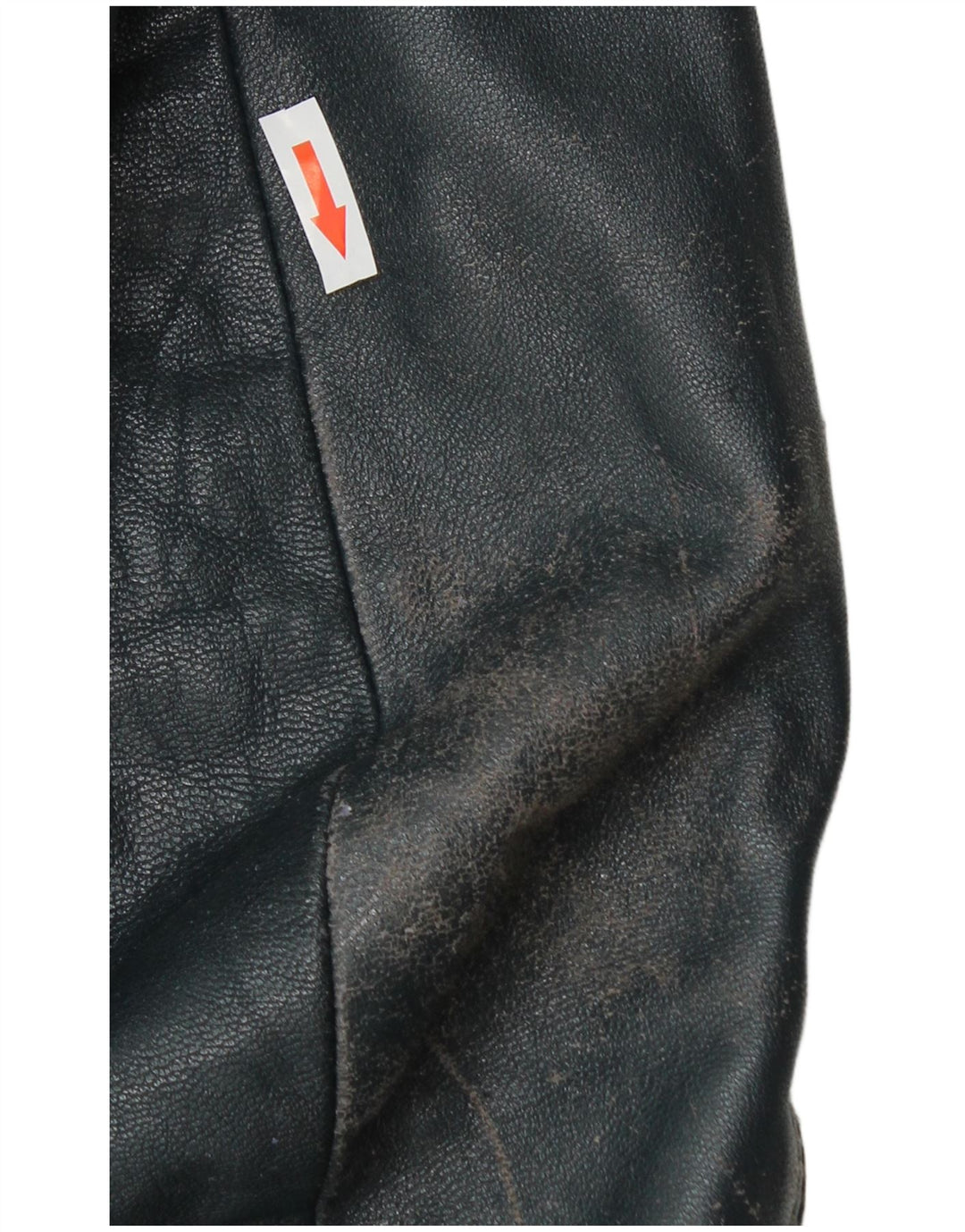Jaqueta de couro masculina C&A UK 36 couro azul pequeno