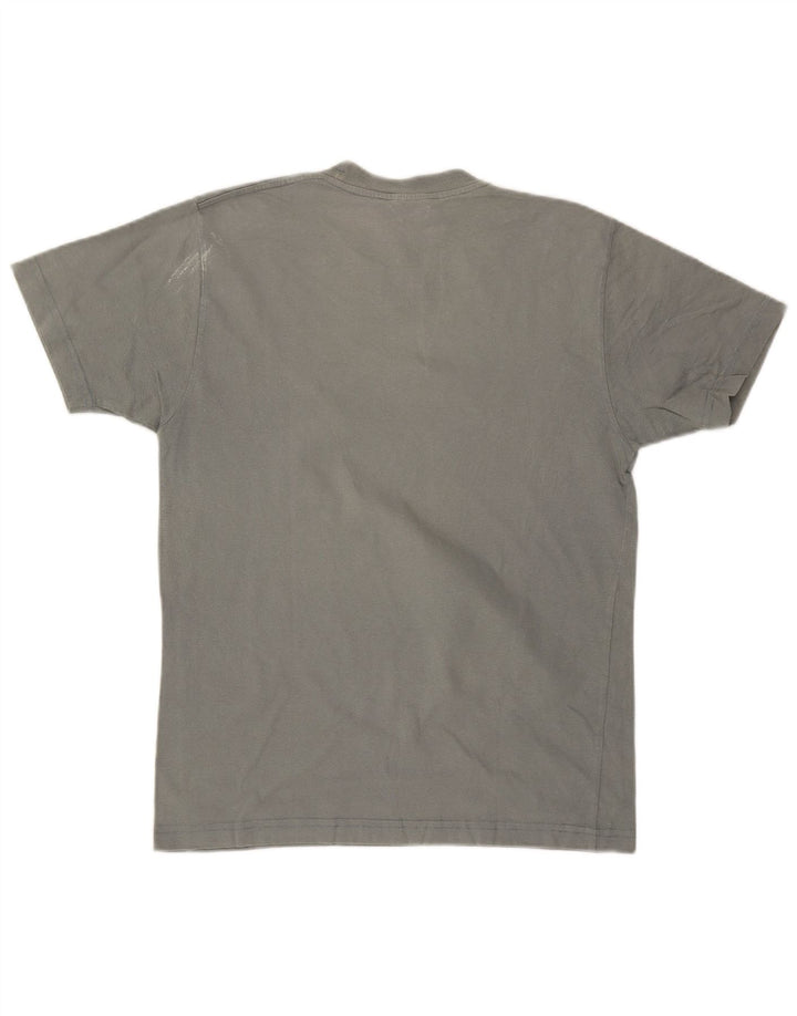 Camiseta masculina CHAMPION Top médio algodão azul