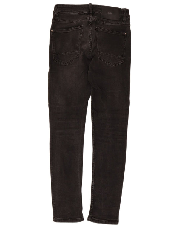 Zara Jeans Skinny Masculino EU 38 Pequeno W30 L28 Preto