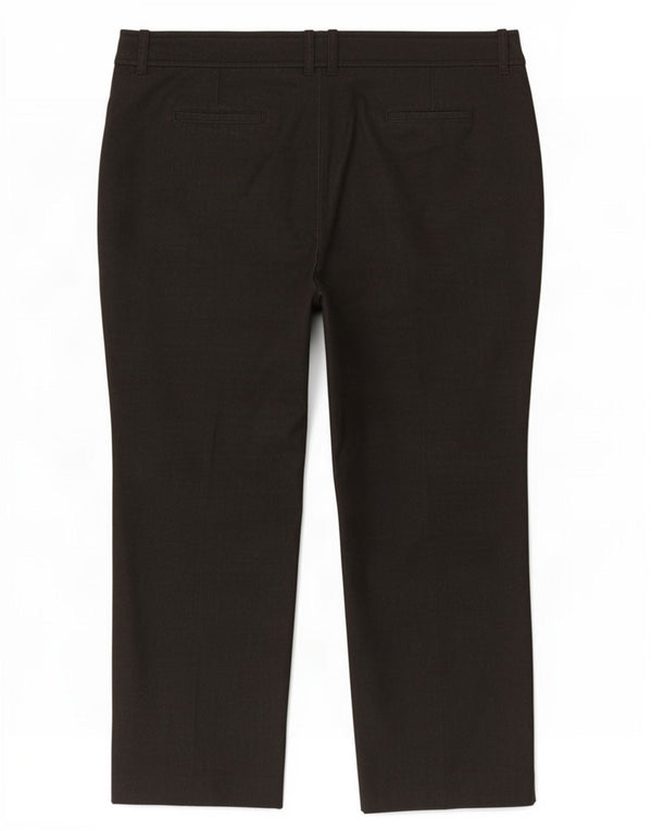 Calça feminina reta casual Marks & Spencer UK 16 grande W36 L26 preta