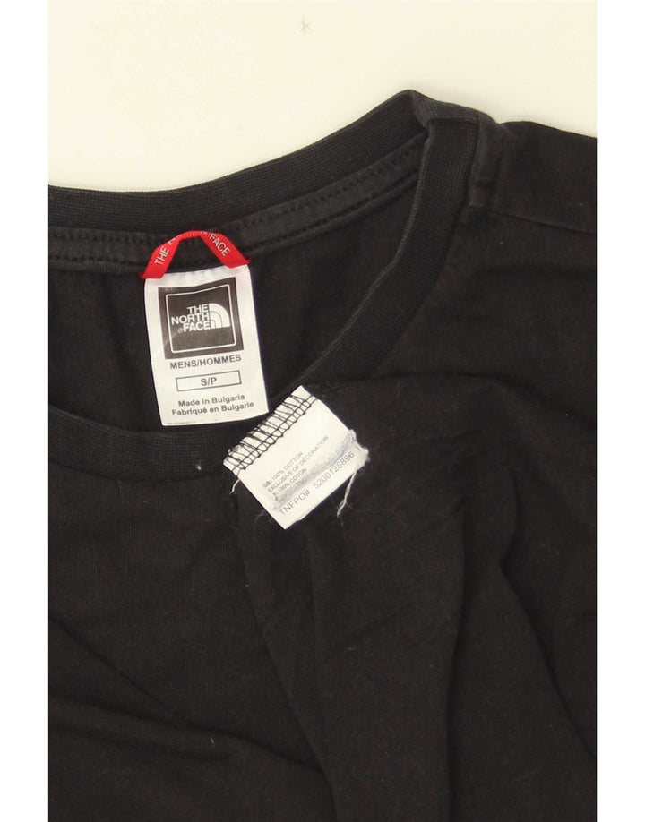 The North Face Camiseta Masculina Top Pequeno Algodão Preto