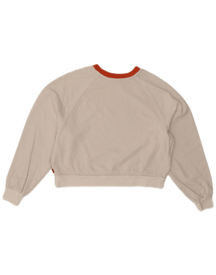 Moletom feminino com estampa oversized LEVI'S UK 6 XS branco