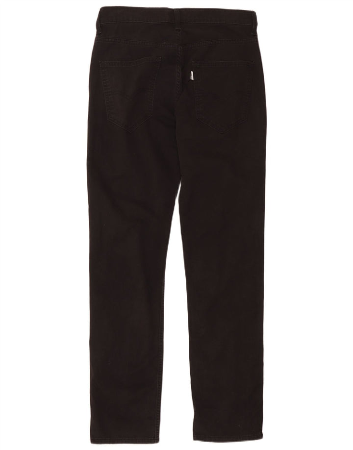 Jeans femininos Levi's Slim W29 L32 algodão preto