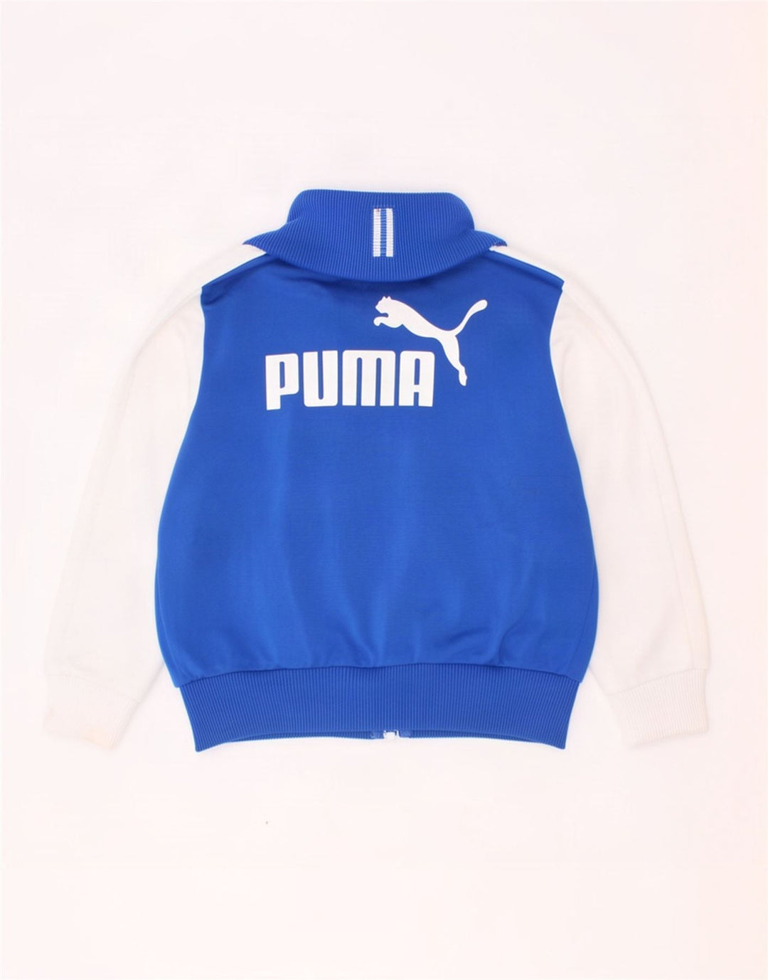 Jaqueta Puma Boys Graphic Tracksuit Top 3-4 anos Azul Colorblock Poliéster