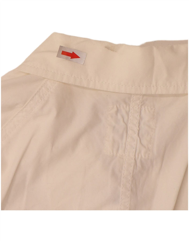 Jaqueta bomber feminina Vans UK 10 pequena algodão branco