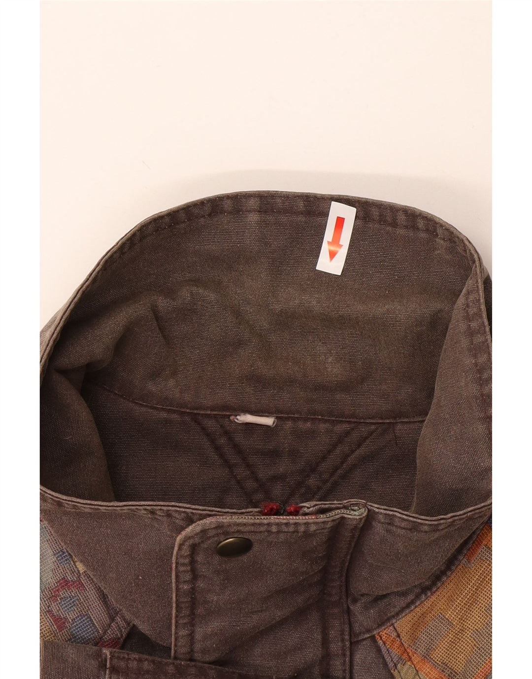 Jaqueta utilitária masculina SALEWA UK 42 XL cinza colorblock algodão