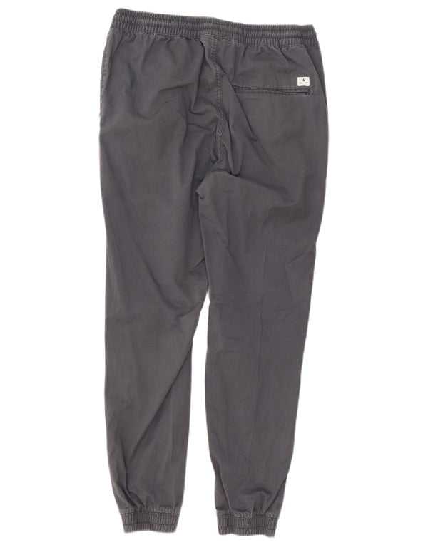 Calça jogger masculina Jack & Jones Chino pequena W29 L26 algodão cinza