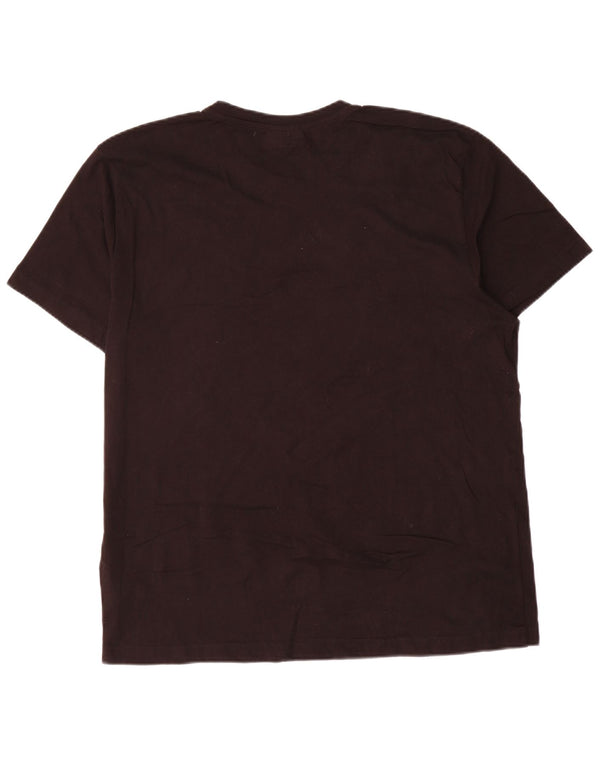 Camiseta masculina de manga curta Kappa 2XL algodão preto